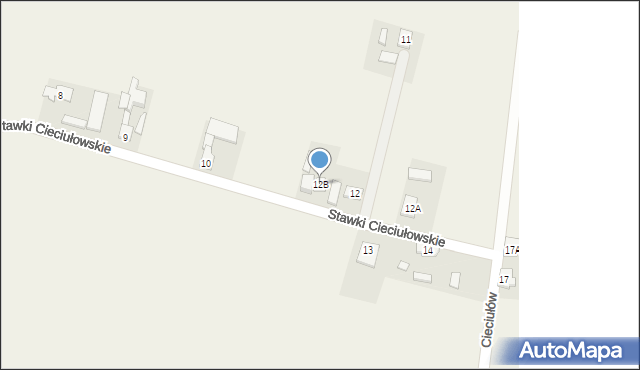 Stawki Cieciułowskie, Stawki Cieciułowskie, 12B, mapa Stawki Cieciułowskie