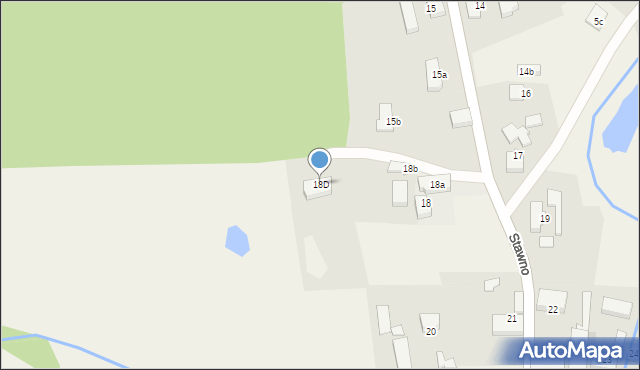 Stawno, Stawno, 18D, mapa Stawno