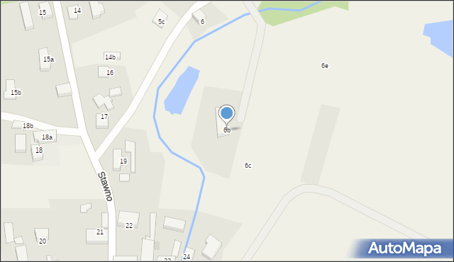 Stawno, Stawno, 6b, mapa Stawno