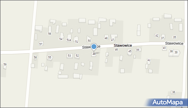 Stawowice, Stawowice, 49, mapa Stawowice