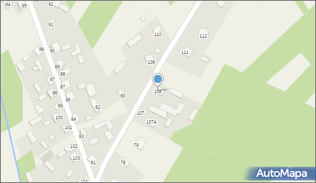 Stawy, Stawy, 108, mapa Stawy
