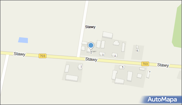 Stawy, Stawy, 2, mapa Stawy