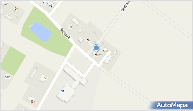 Stębark, Stębark, 58, mapa Stębark