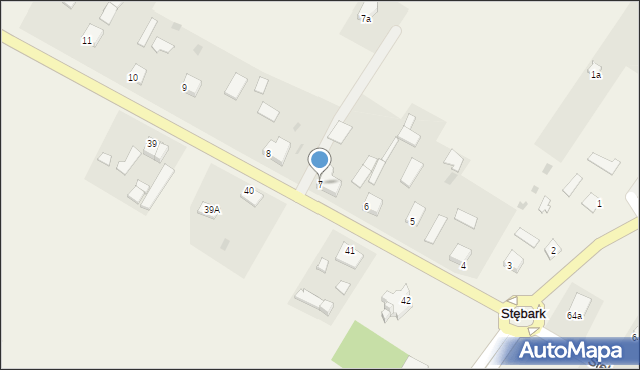 Stębark, Stębark, 7, mapa Stębark