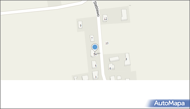 Steblewo, Steblewo, 5A, mapa Steblewo