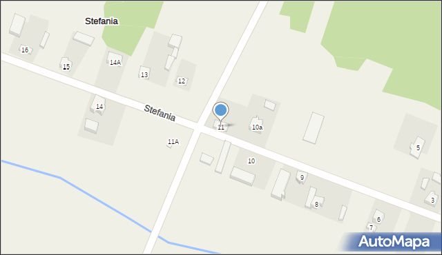 Stefania, Stefania, 11, mapa Stefania
