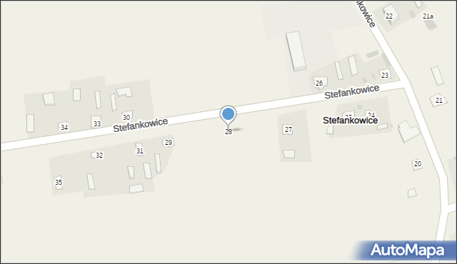 Stefankowice, Stefankowice, 28, mapa Stefankowice