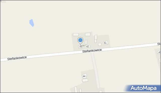 Stefankowice, Stefankowice, 43, mapa Stefankowice