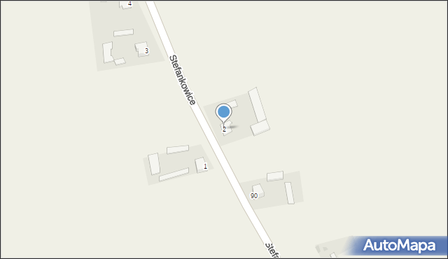 Stefankowice-Kolonia, Stefankowice-Kolonia, 2, mapa Stefankowice-Kolonia