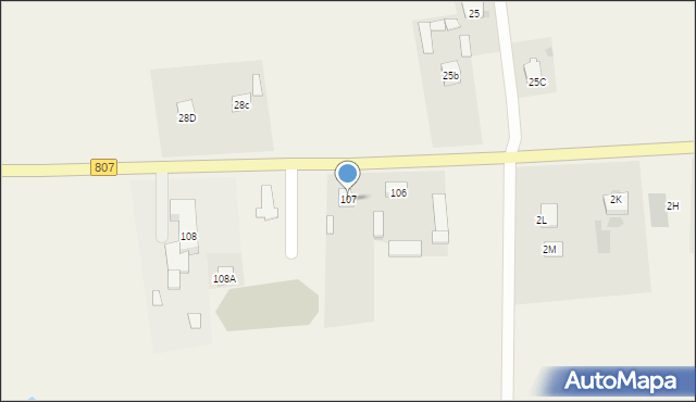 Stefanów, Stefanów, 107, mapa Stefanów