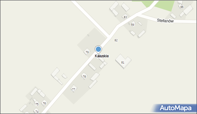 Stefanów, Stefanów, 80, mapa Stefanów