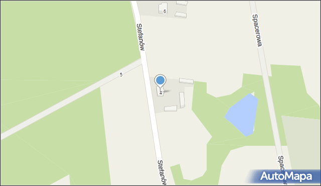 Stefanów, Stefanów, 4, mapa Stefanów