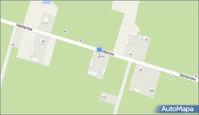 Stefanów, Stefanów, 47, mapa Stefanów