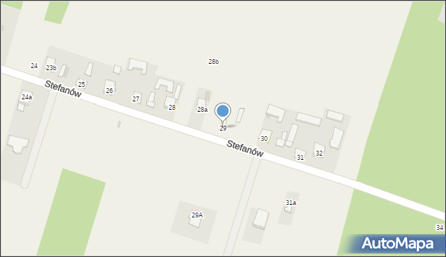 Stefanów, Stefanów, 29, mapa Stefanów