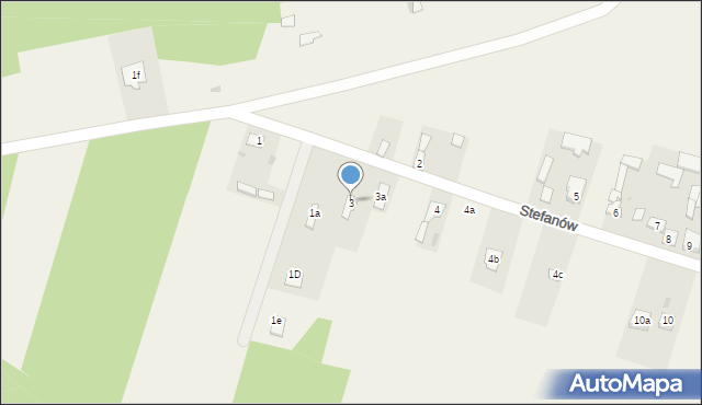 Stefanów, Stefanów, 3, mapa Stefanów