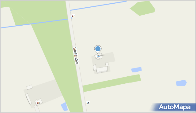 Stefanów, Stefanów, 16, mapa Stefanów