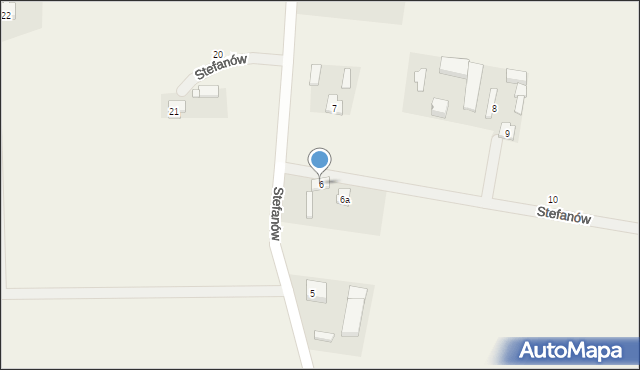 Stefanów, Stefanów, 6, mapa Stefanów