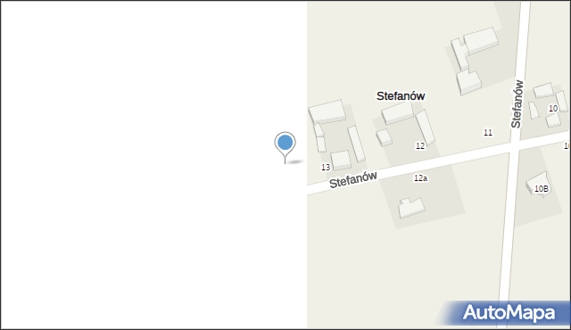 Stefanów, Stefanów, 14A, mapa Stefanów