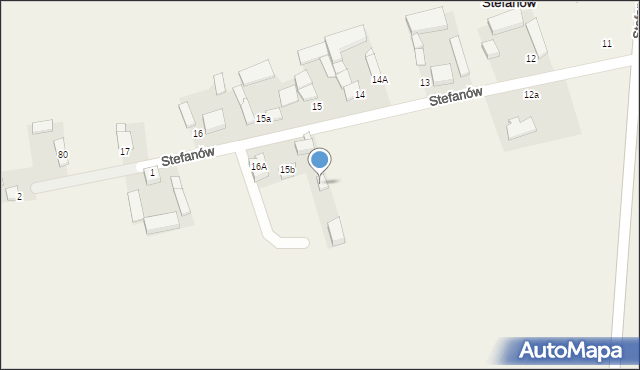 Stefanów, Stefanów, 15d, mapa Stefanów