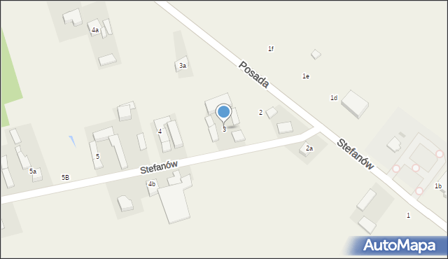 Stefanów, Stefanów, 3, mapa Stefanów