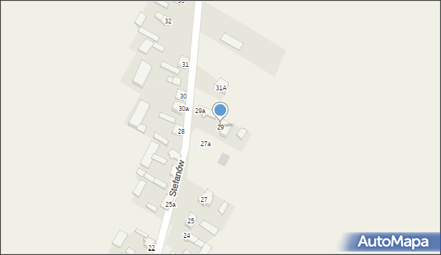 Stefanów, Stefanów, 29, mapa Stefanów
