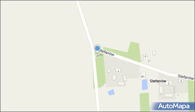 Stefanów, Stefanów, 1b, mapa Stefanów