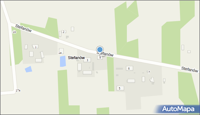 Stefanów, Stefanów, 4, mapa Stefanów