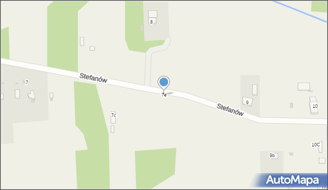 Stefanów, Stefanów, 7e, mapa Stefanów