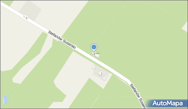 Stefanów Suserski, Stefanów Suserski, 2, mapa Stefanów Suserski