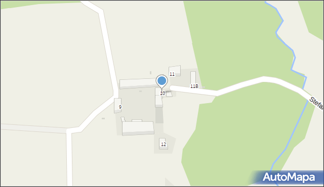 Stefanowice, Stefanowice, 10, mapa Stefanowice