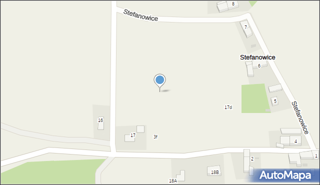 Stefanowice, Stefanowice, 17b, mapa Stefanowice