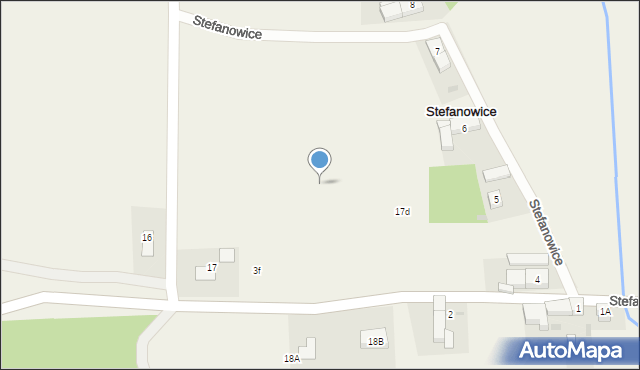 Stefanowice, Stefanowice, 17c, mapa Stefanowice