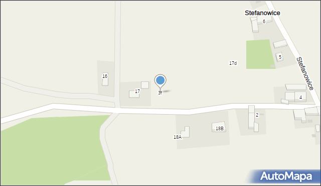 Stefanowice, Stefanowice, 3f, mapa Stefanowice