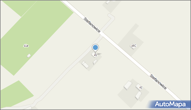 Stefanowice, Stefanowice, 41, mapa Stefanowice