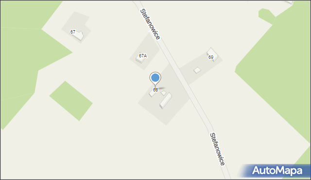 Stefanowice, Stefanowice, 68, mapa Stefanowice