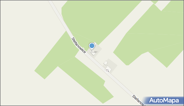 Stefanowice, Stefanowice, 70, mapa Stefanowice
