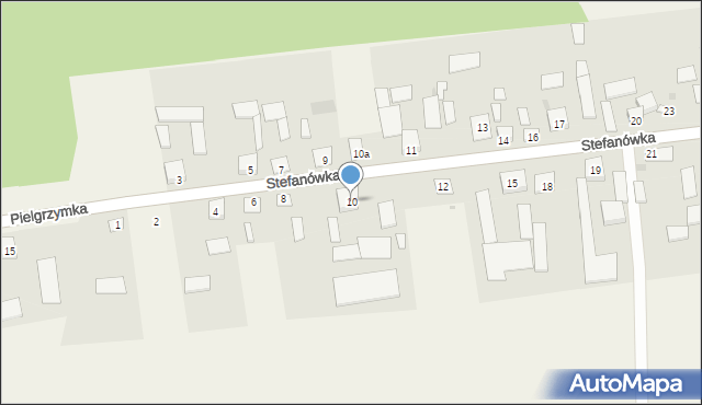 Stefanówka, Stefanówka, 10, mapa Stefanówka