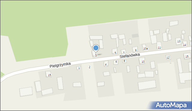 Stefanówka, Stefanówka, 3, mapa Stefanówka