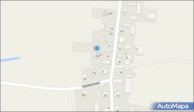 Stefanowo, Stefanowo, 31a, mapa Stefanowo