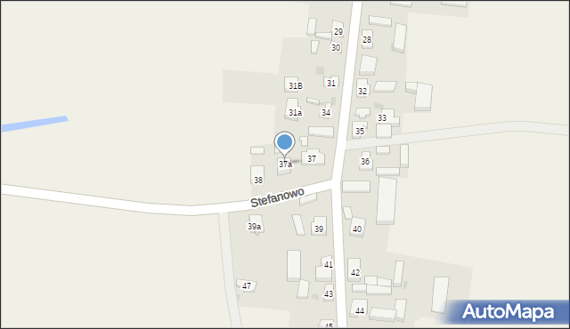 Stefanowo, Stefanowo, 37a, mapa Stefanowo