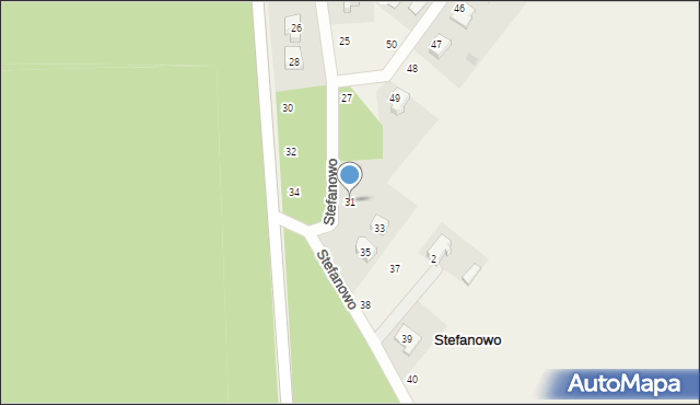 Stefanowo, Stefanowo, 31, mapa Stefanowo