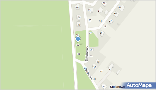 Stefanowo, Stefanowo, 32, mapa Stefanowo