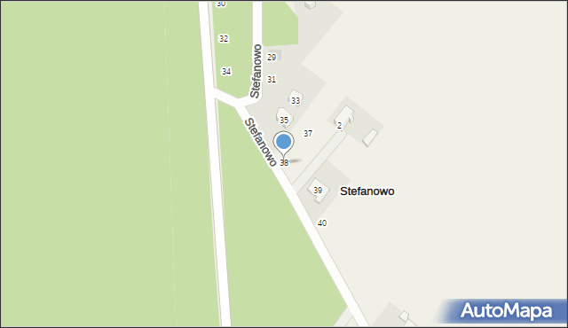 Stefanowo, Stefanowo, 38, mapa Stefanowo