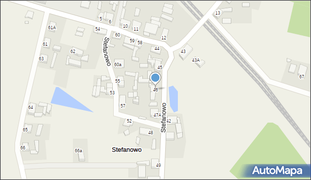 Stefanowo, Stefanowo, 46, mapa Stefanowo
