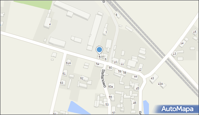 Stefanowo, Stefanowo, 5, mapa Stefanowo
