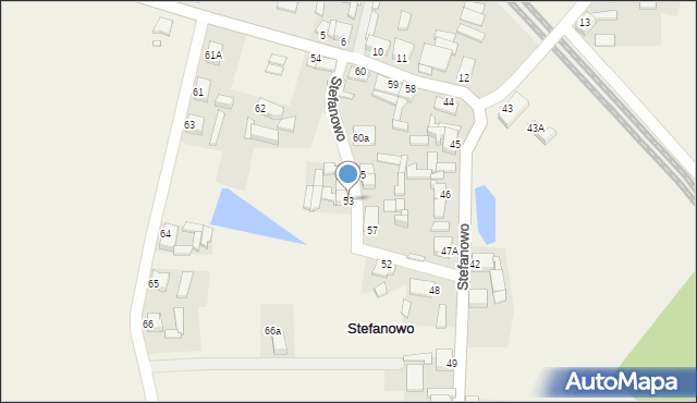 Stefanowo, Stefanowo, 53, mapa Stefanowo