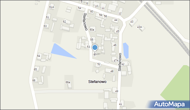 Stefanowo, Stefanowo, 57, mapa Stefanowo