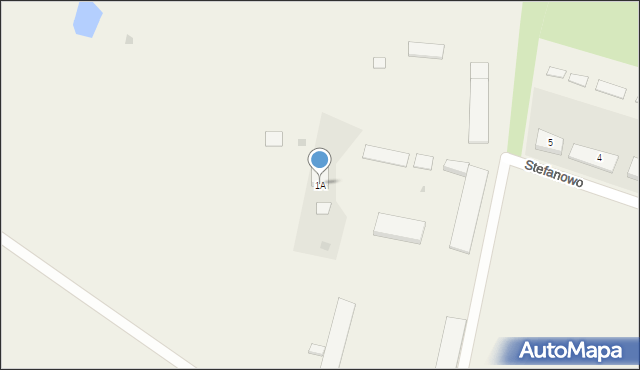 Stefanowo, Stefanowo, 1A, mapa Stefanowo