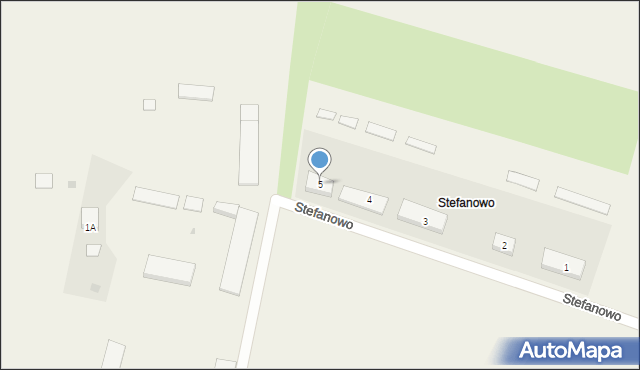 Stefanowo, Stefanowo, 5, mapa Stefanowo