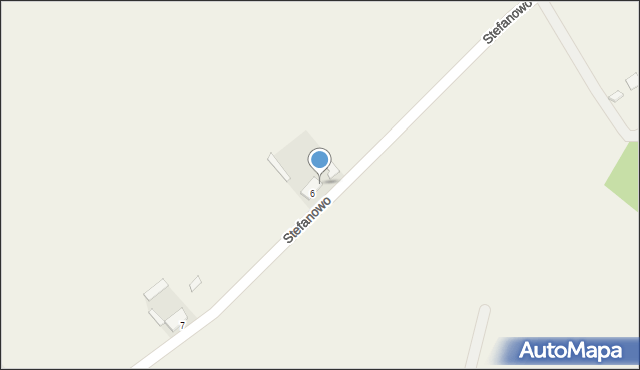 Stefanowo, Stefanowo, 6A, mapa Stefanowo